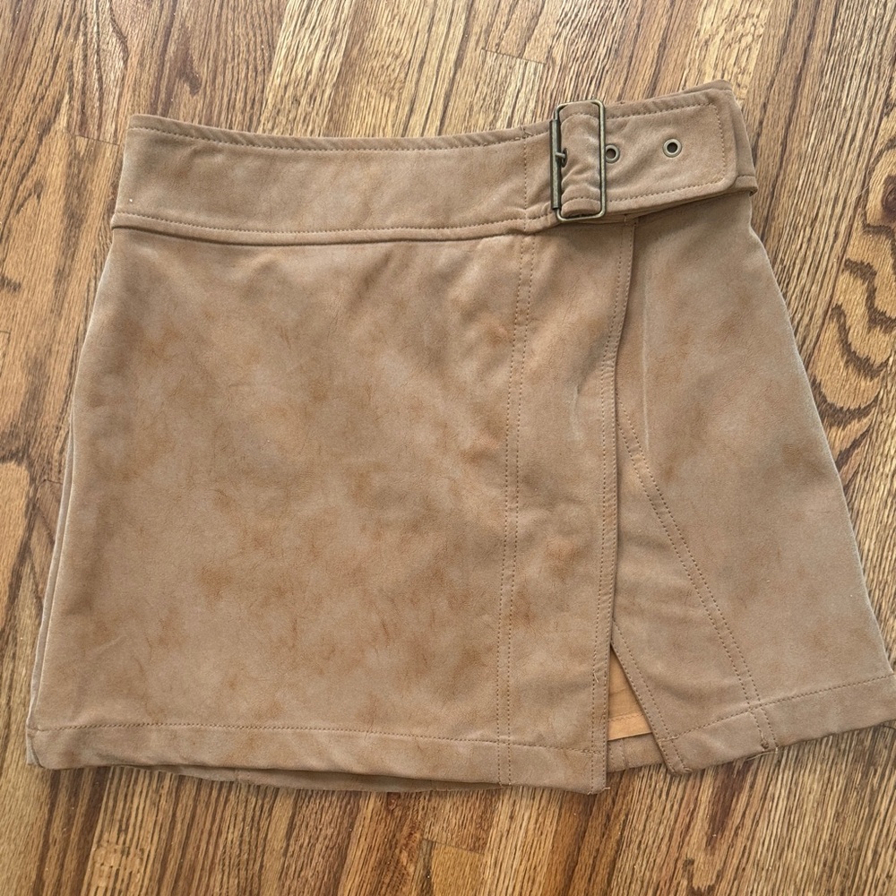 Free People Suede Mini Skirt
